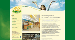 Desktop Screenshot of bioparadies.it